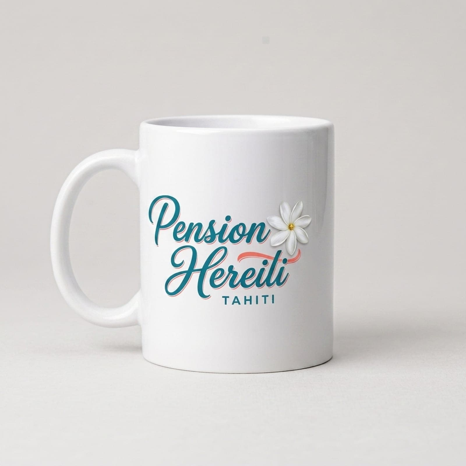 Mug, vue de trois quarts