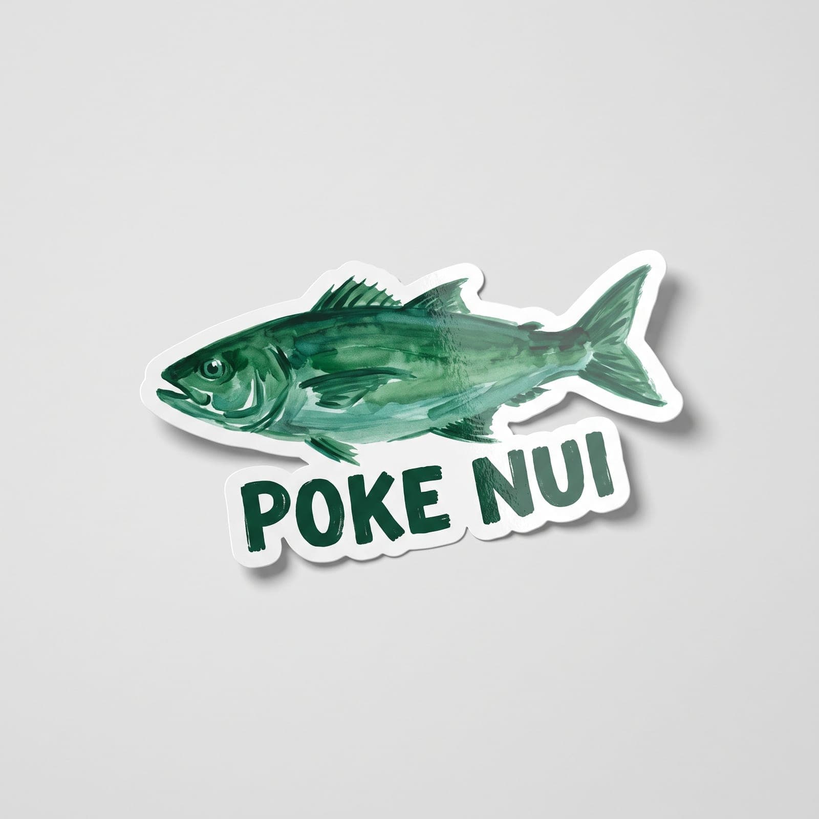 Sticker découpé à la forme, vue principale
